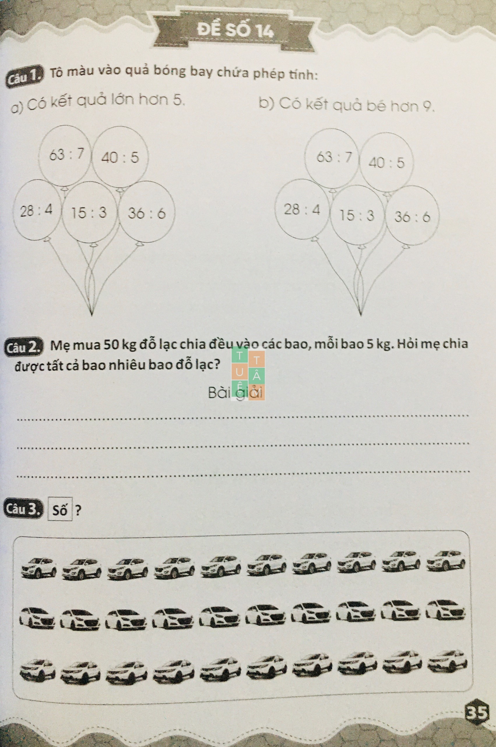Sách - 45 đề ôn luyện và kiểm tra Toán 3
