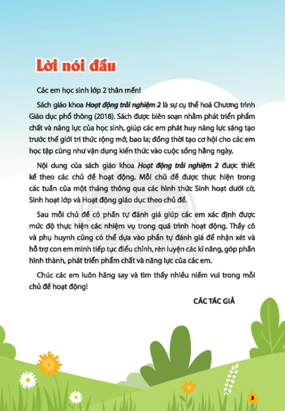 Hoạt Động Trải Nghiệm 2 (Chân Trời Sáng Tạo) (2023)