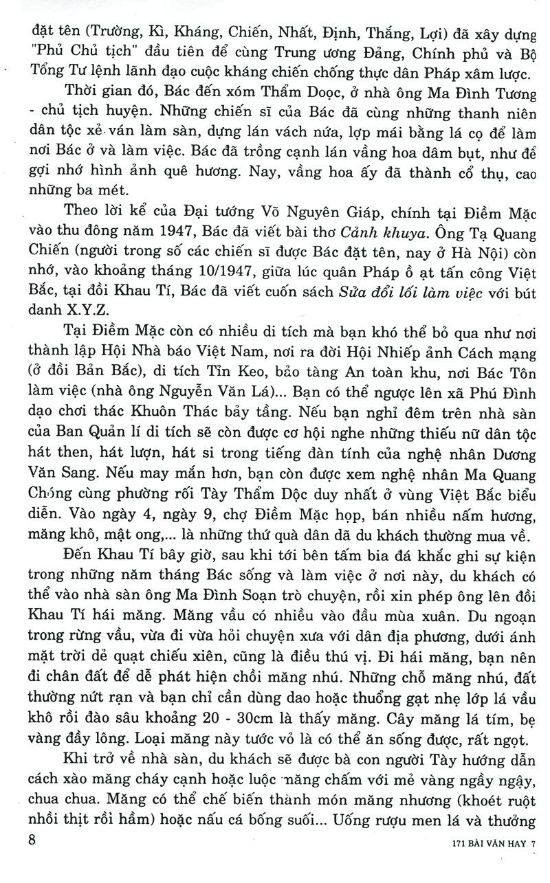 171 Bài Văn Hay Lớp 7 - Tái Bản