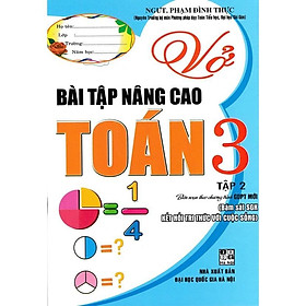 Sách - Vở Bài Tập Nâng Cao Toán Lớp 3 - Tập 2 - Bám Sát SGK Kết Nối Tri Thức Với Cuộc Sống - Hồng Ân