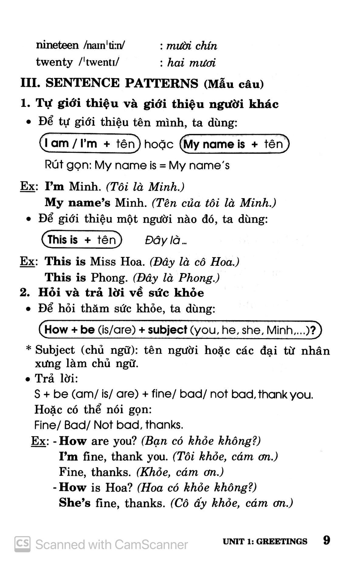 Sổ Tay Tiếng Anh Lớp 6