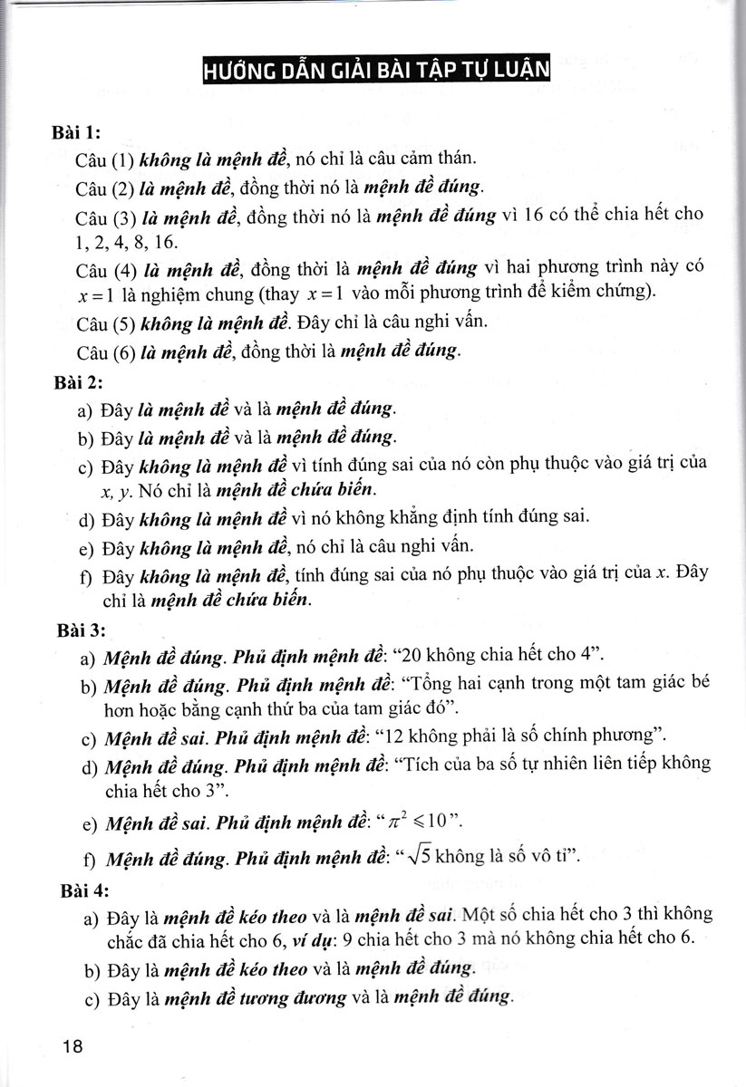 Sách Tham Khảo Toán 10 (Dùng Chung Cho Các Bộ SGK Hiện Hành) - HA