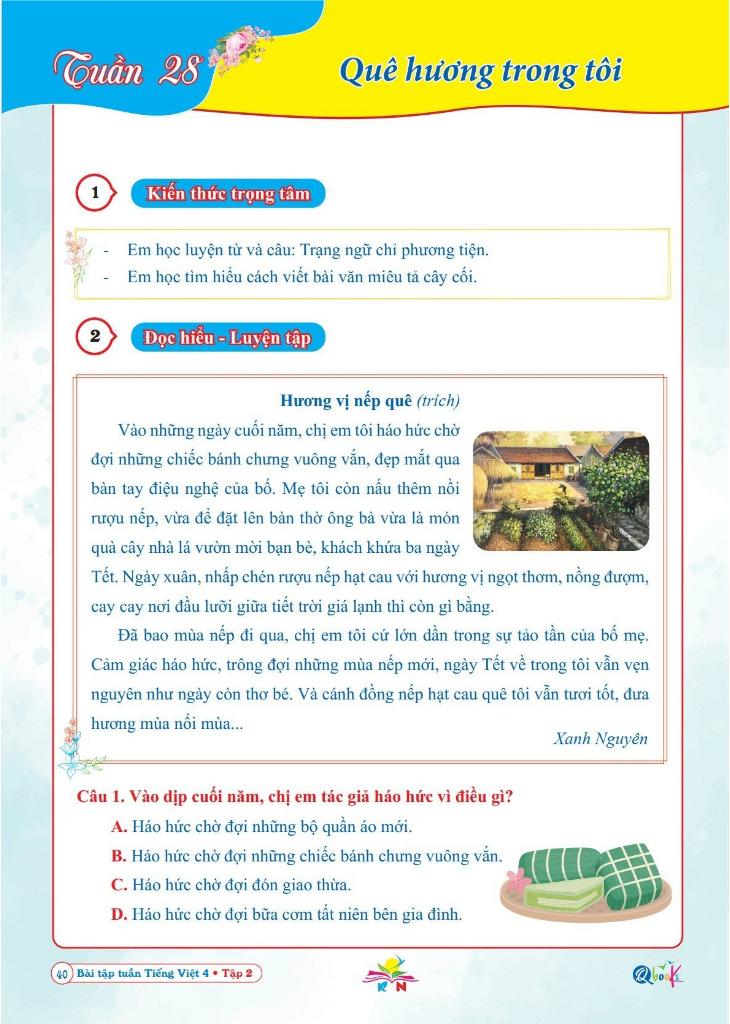 Sách - Bài Tập Tuần Tiếng Việt 4 - Tập 2 (Kết Nối Tri Thức Với Cuộc Sống)