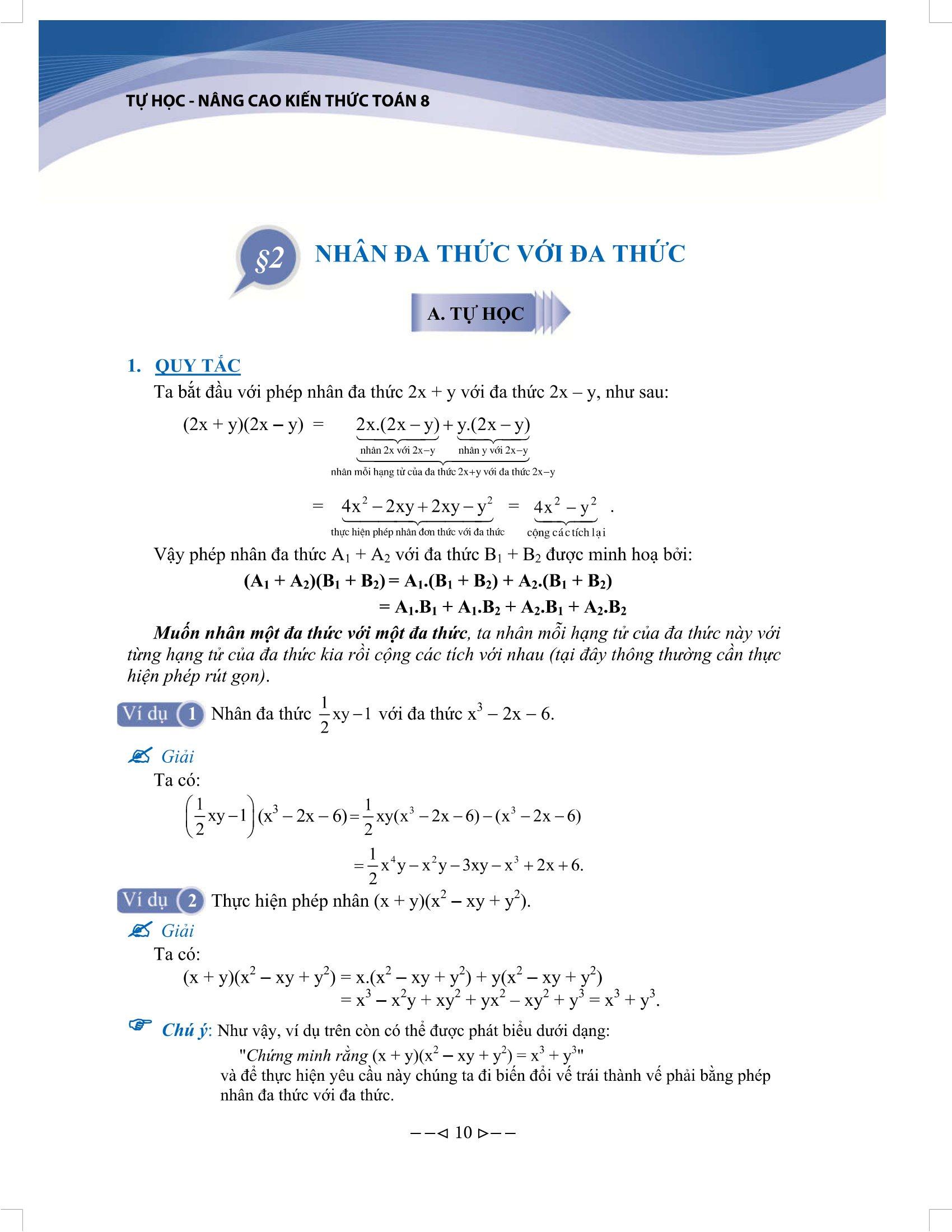 Tự Học Nâng Cao Kiến Thức Toán 8 (Tái Bản 2022)
