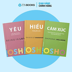 Sách - Combo 3 Quyển OSHO - YÊU, HIỂU, CẢM XÚC