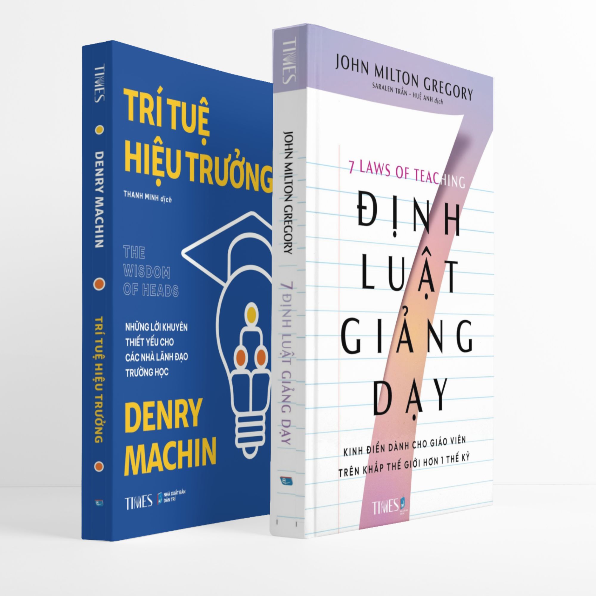 Bộ Sách LÀM THẦY KIẾN THỨC CHO MỌI NHÀ TRƯỜNG - 2 CUỐN: 7 ĐỊNH LUẬT GIẢNG DẠY và TRÍ TUỆ HIỆU TRƯỞNG
