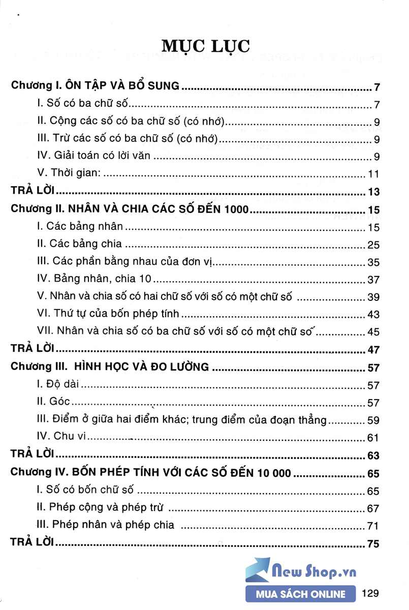 Toán 3 - Mathematics 3 (Song Ngữ Anh Việt) - HA