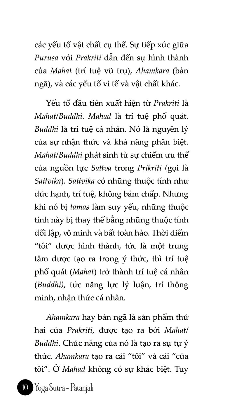 Yoga Sutra - Dịch Từ Tiếng Phạn - Patanjali; Sophia Ngô dịch; Hà Thuỷ Nguyên hiệu đính