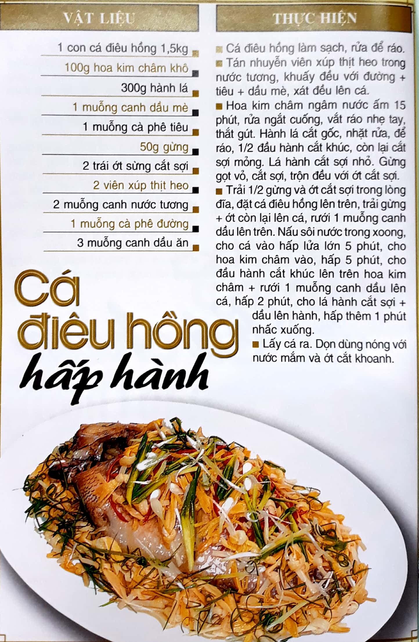 60 Món Ăn Được Ưa Thích - Món Cá