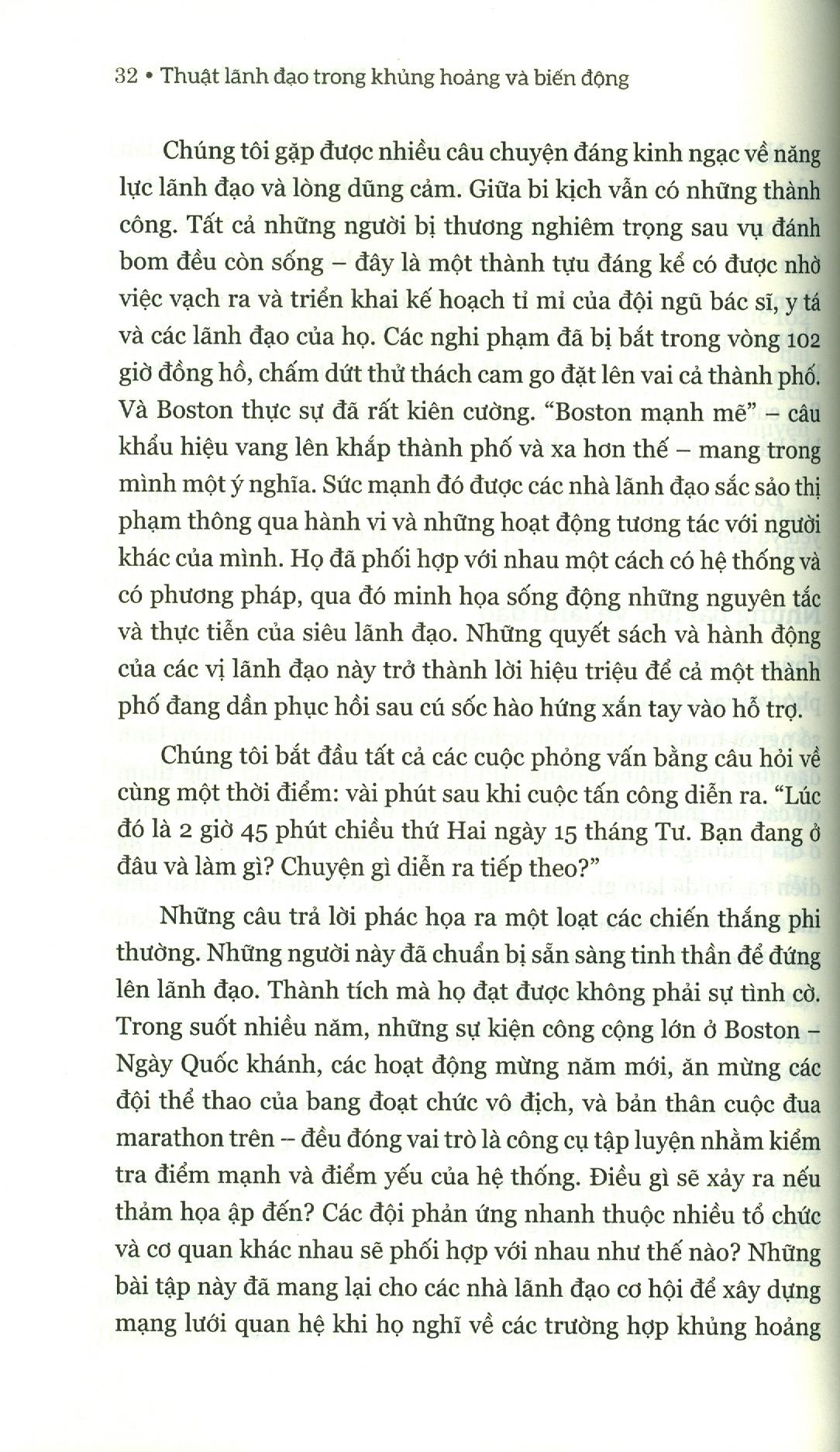 Thuật Lãnh Đạo Trong Khủng Hoảng Và Biến Động