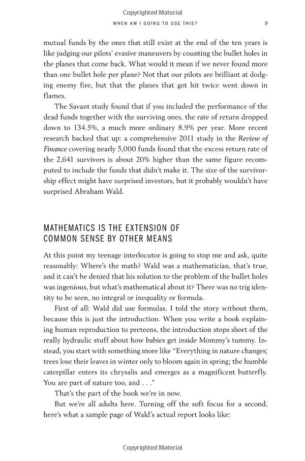 How Not To Be Wrong: The Power Of Mathematical Thinking