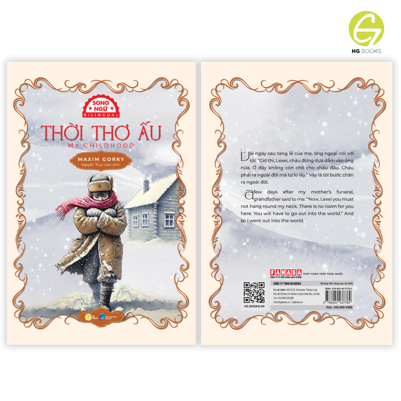 Thời thơ ấu - Sách song ngữ văn học kinh điển, có note từ vựng, tặng kèm file nghe - HG Books