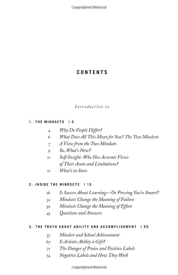 Mindset : The New Psychology of Success (How We Can Learn To Fulfill Our Potential)