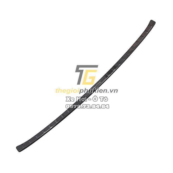 COMBO Nẹp bước chân và ốp chống trầy cốp Hyundai Santafe 2019-2020 vân Carbon