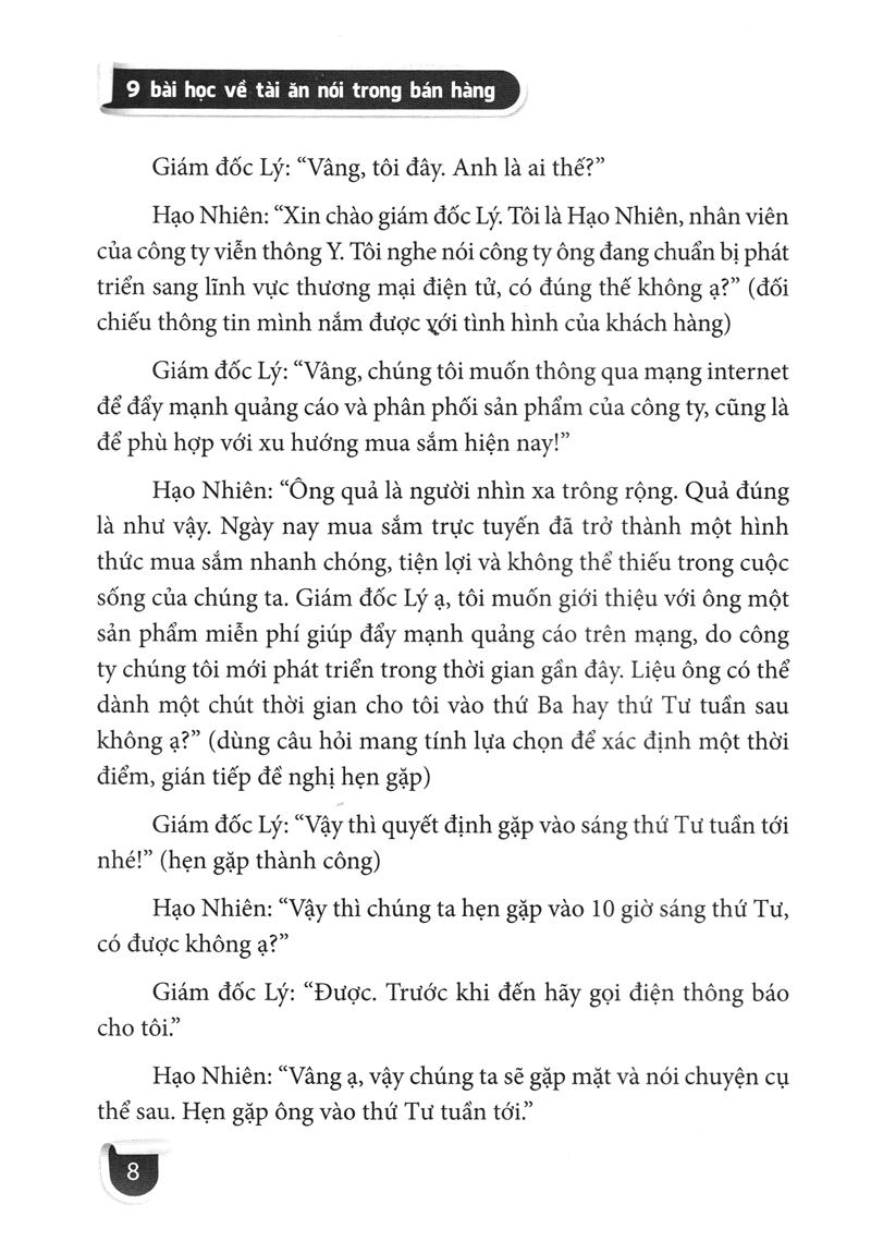 9 Bài Học Về Tài Ăn Nói Trong Bán Hàng (Tái Bản 2022)