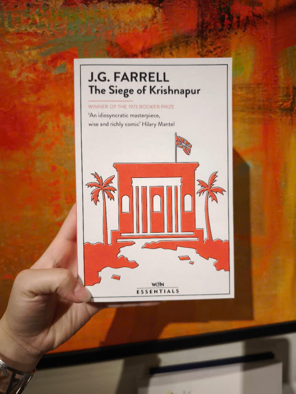Sách - The Siege Of Krishnapur: Winner of the Booker Prize (W&N Essentials) by J.G. Farrell