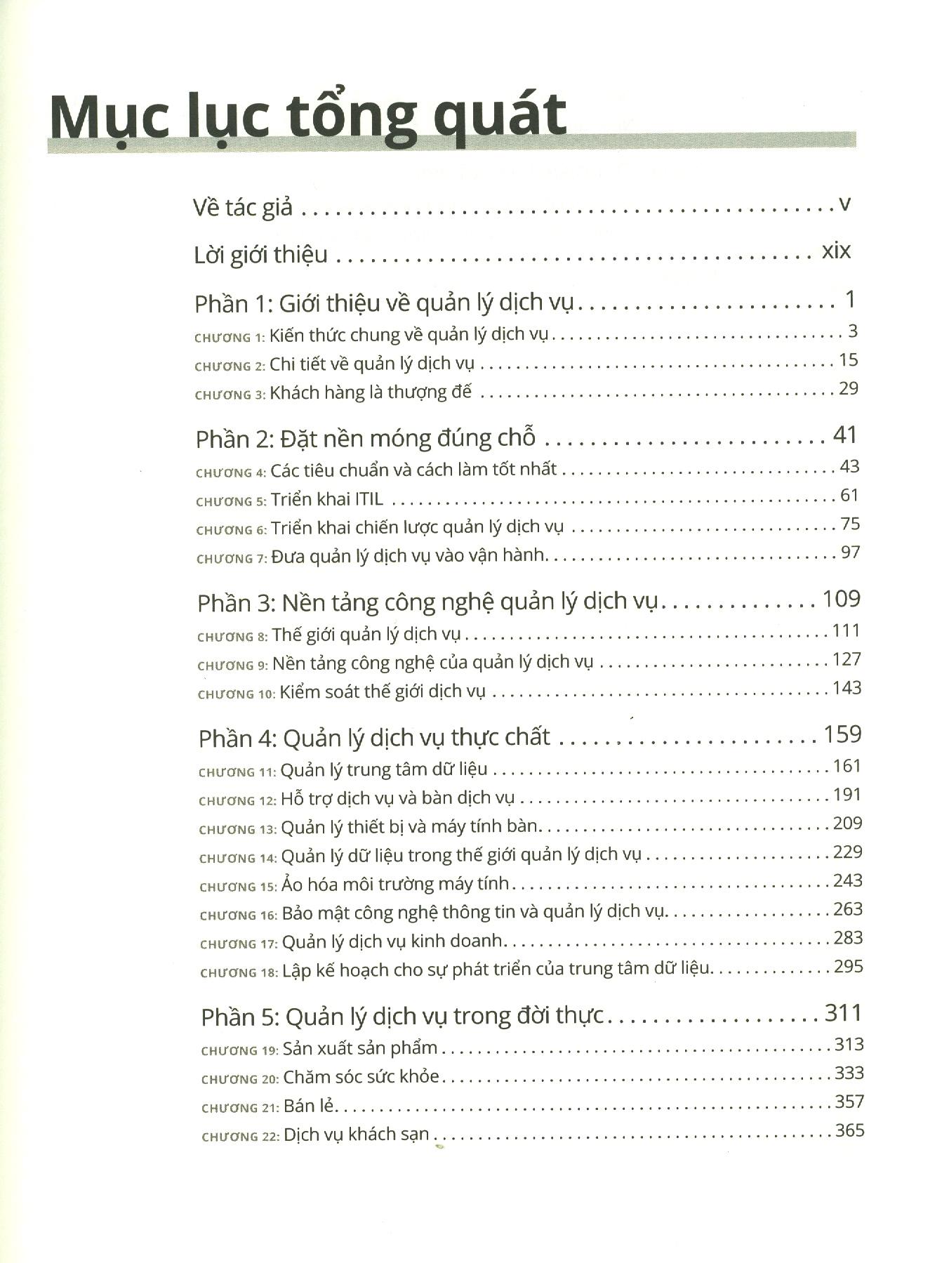 Quản lý dịch vụ for Dummies