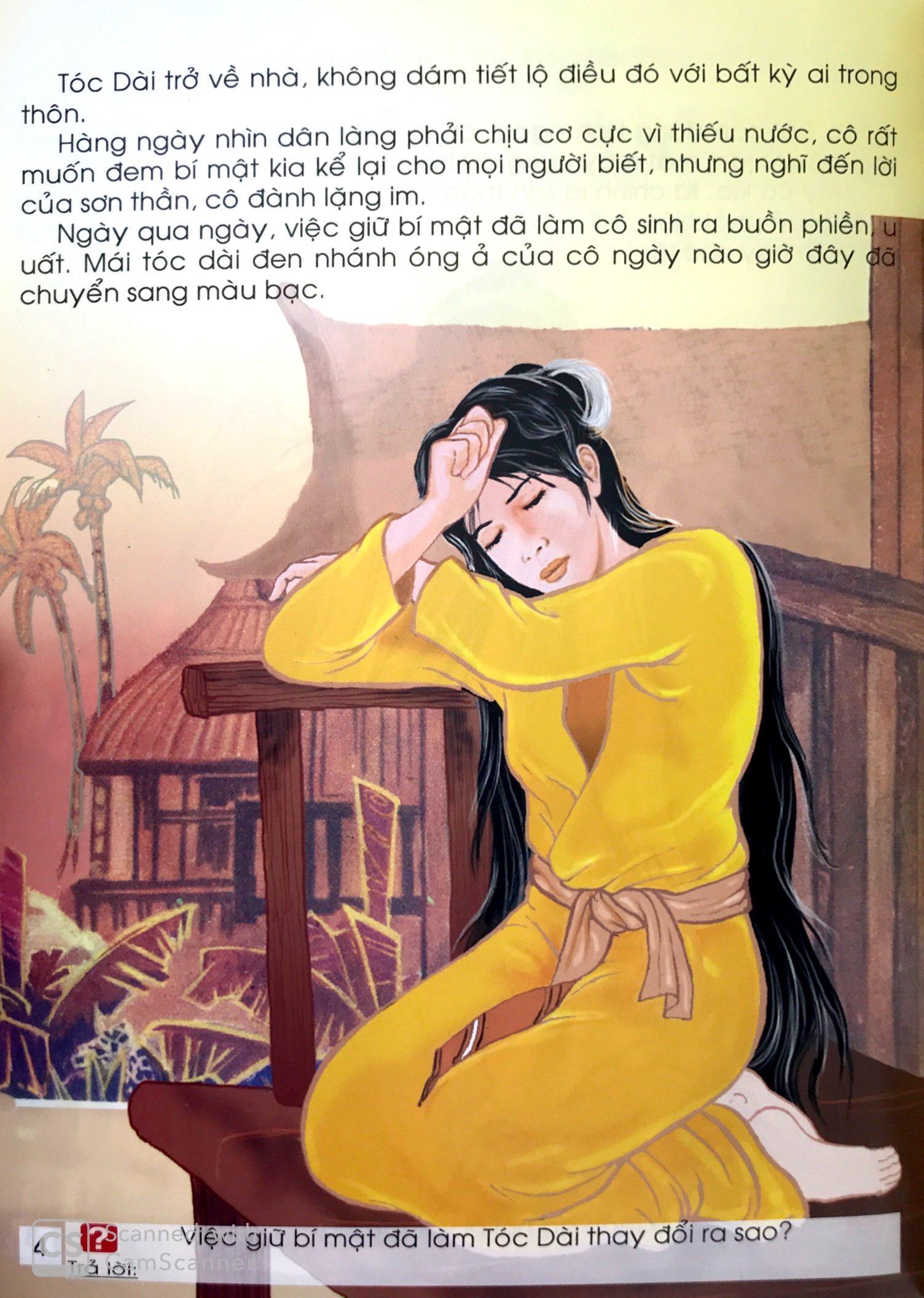 Tủ Sách Phát Triển Ngôn Ngữ Tiếng Việt - Truyện Cổ Tích Việt Nam Đặc Sắc - Cô Gái Tóc Dài