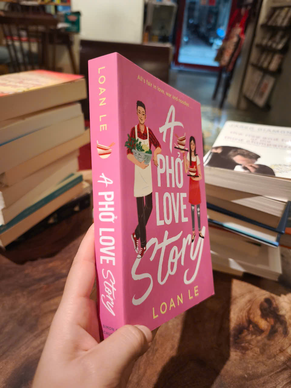 Sách - A Phở Love Story by Loan Le - Romance in English