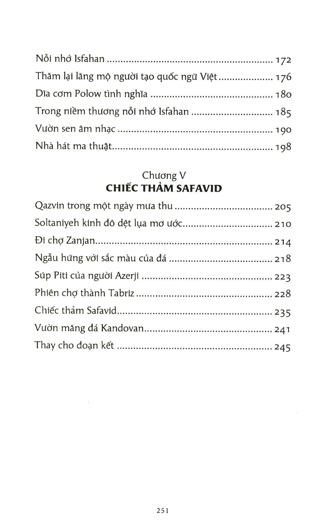 Vàng Son Một Thuở Ba Tư - Tập Du Ký