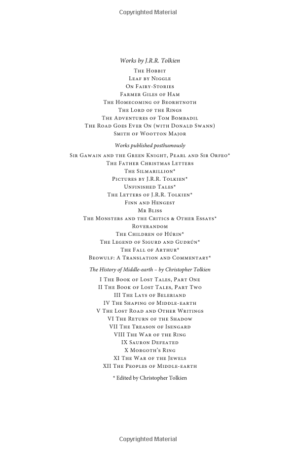 The Song Of Middle-Earth: J. R. R. Tolkien