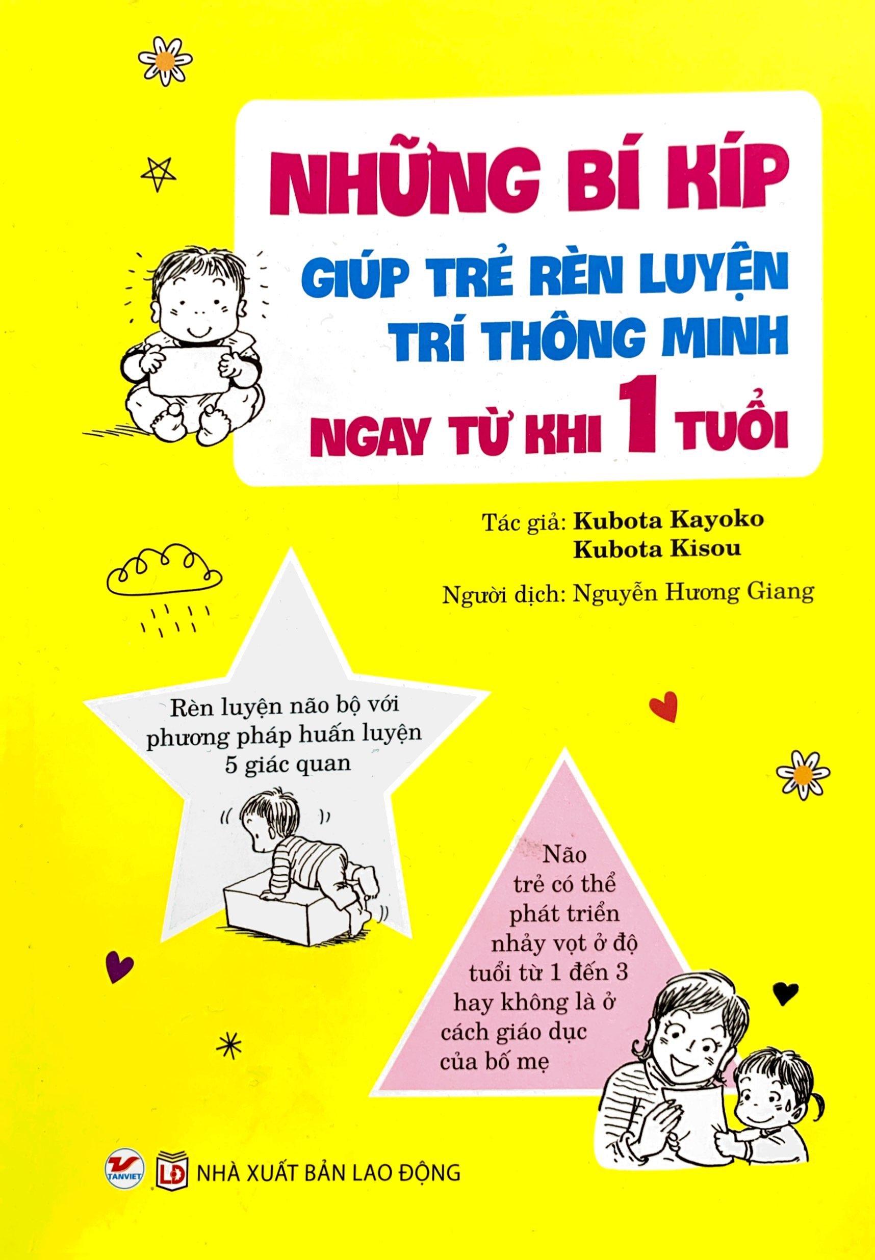 Những Bí Kíp Giúp Trẻ Rèn Luyện Trí Thông Minh Ngay Từ Khi 1 Tuổi