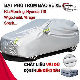 Bạt vải dù OXFORD cao cấp bảo vệ xe ô tô từ 4- 7 chỗ phủ trùm kín cao cấp , áo trùm oto,xe hơi dày dặn bóng mịn