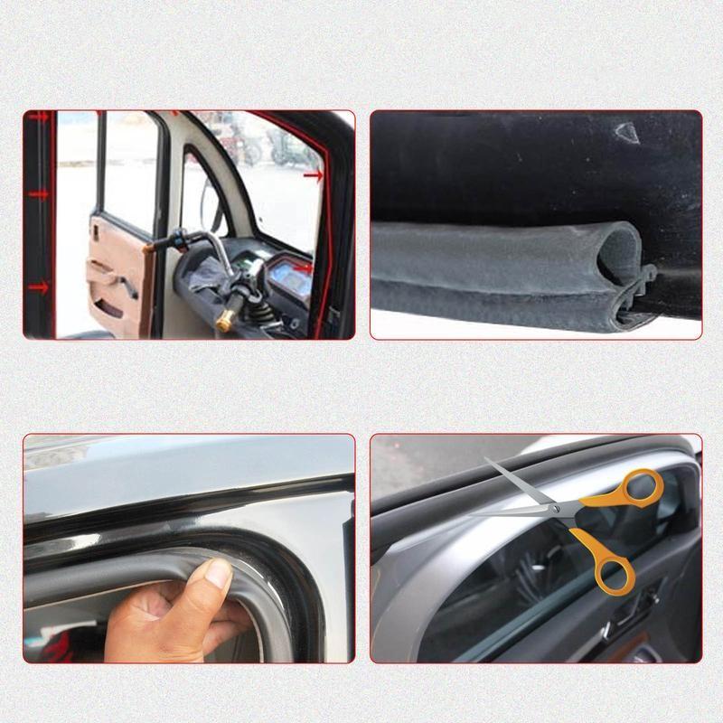 Gioăng Chữ U Có Rãnh Khí - Gioăng Cửa, Cốp Xe mazda, hyundai, Kia, Xe Tải, Tủ Điện, Tủ Sắt