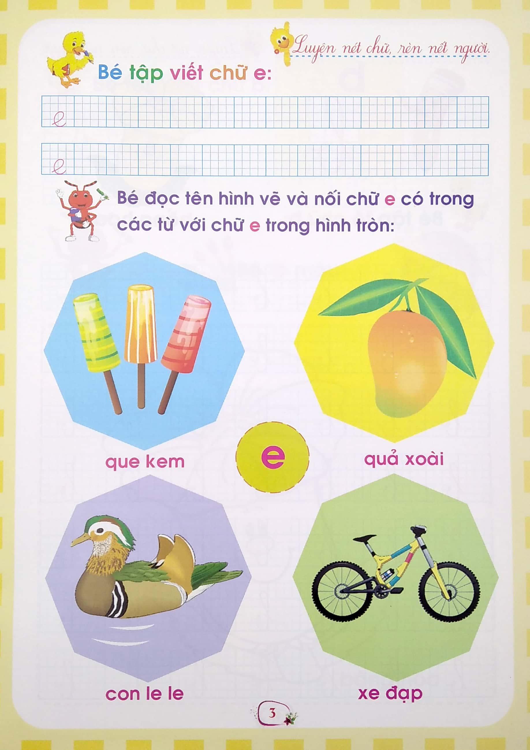 Bé Chuẩn Bị Vào Lớp 1 - Bé Làm Quen Chữ Cái 1 (Tái Bản 2021)