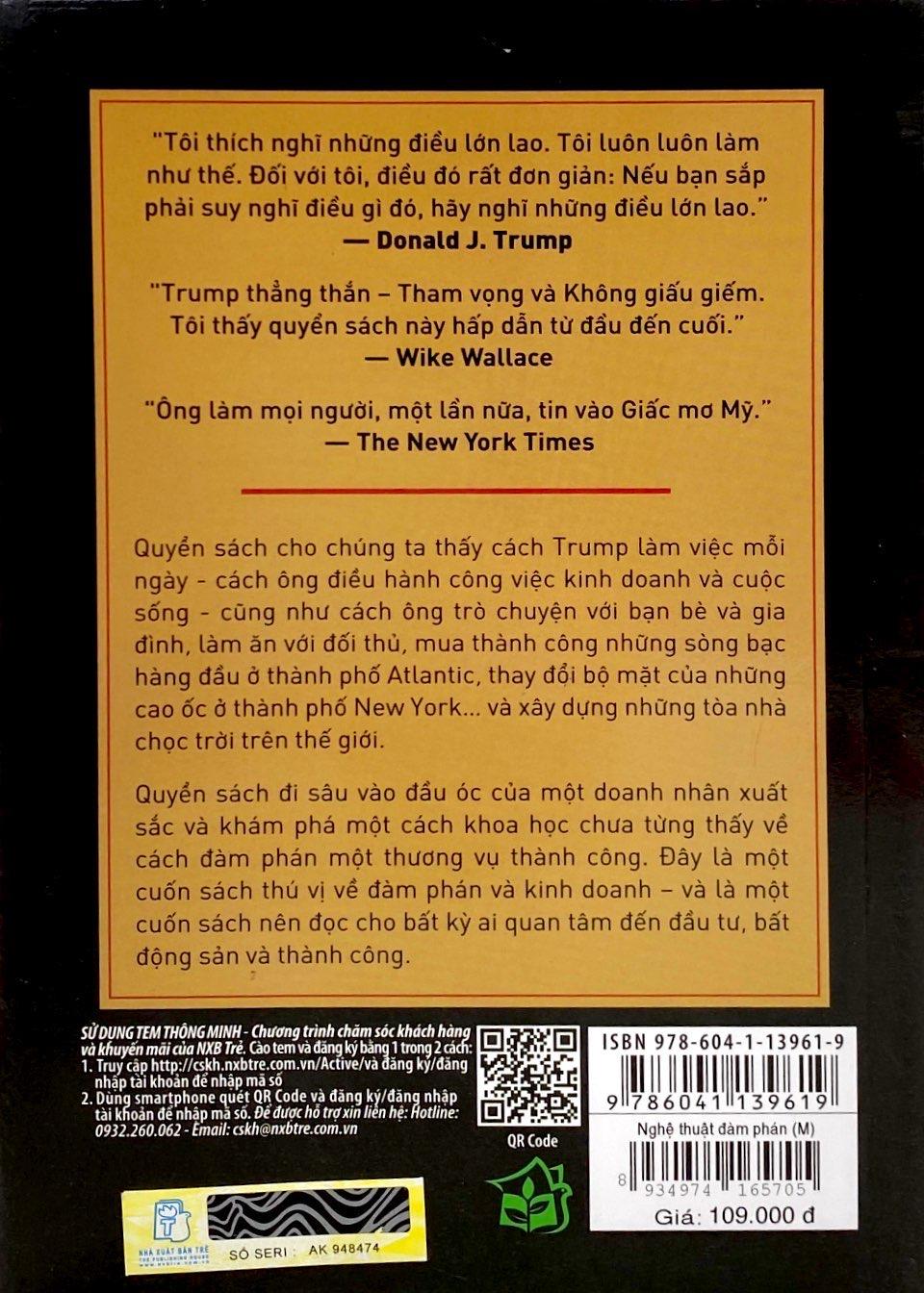 D. Trump - Nghệ Thuật Đàm Phán (Tái bản 2020)