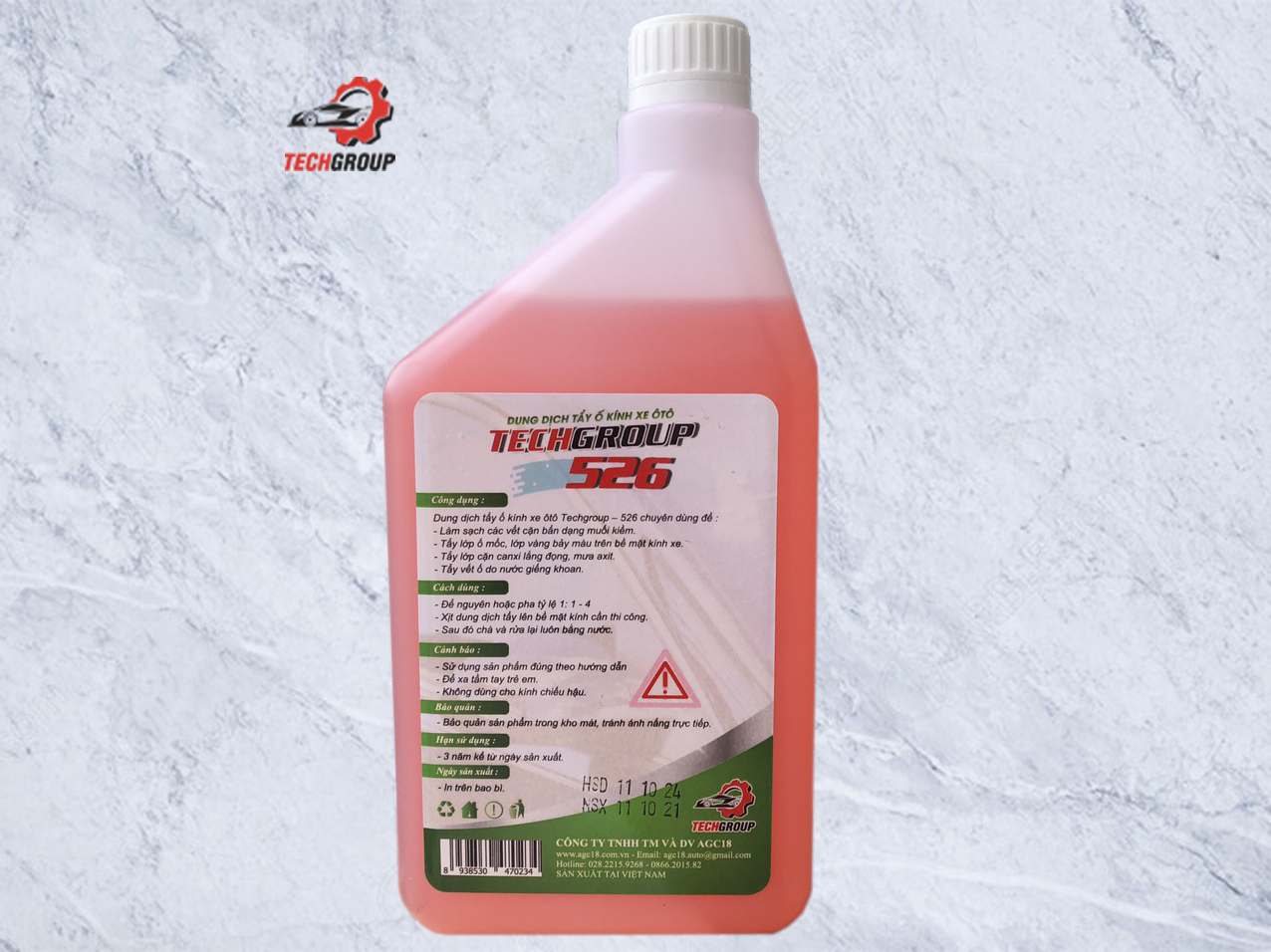 Dung dịch tẩy ố kính xe ôtô Techgroup – 526 1 Lít