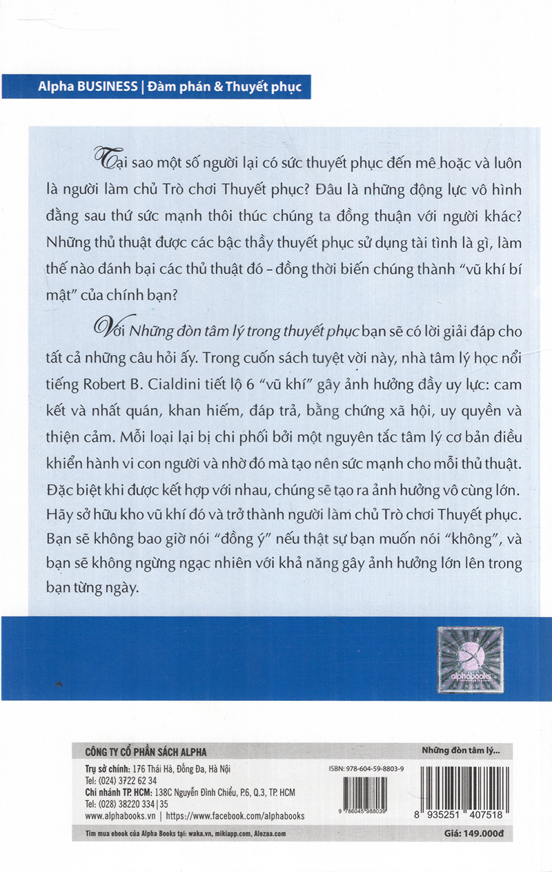 Những Đòn Tâm Lý Trong Thuyết Phục ( 2019 ) Tặng Bookmark Sáng Tạo