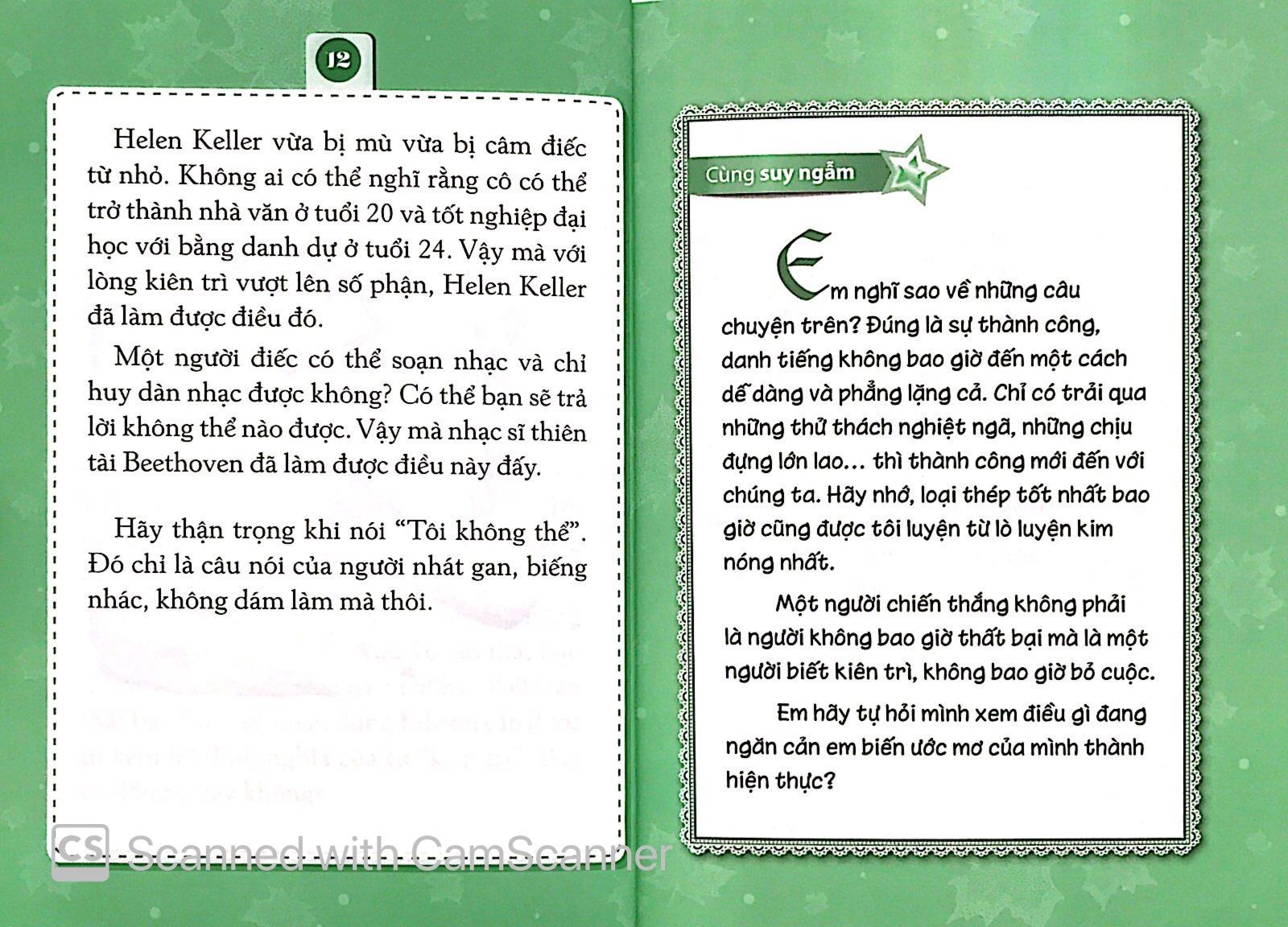Gieo Mầm Tính Cách - Kiên Trì ( Tái Bản )