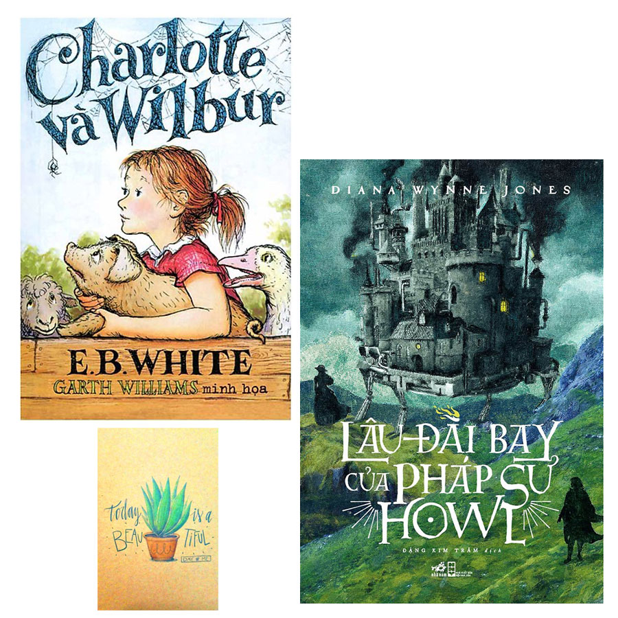 Combo Lâu Đài Bay Của Pháp Sư Howl và Charlotte Và Wilbur