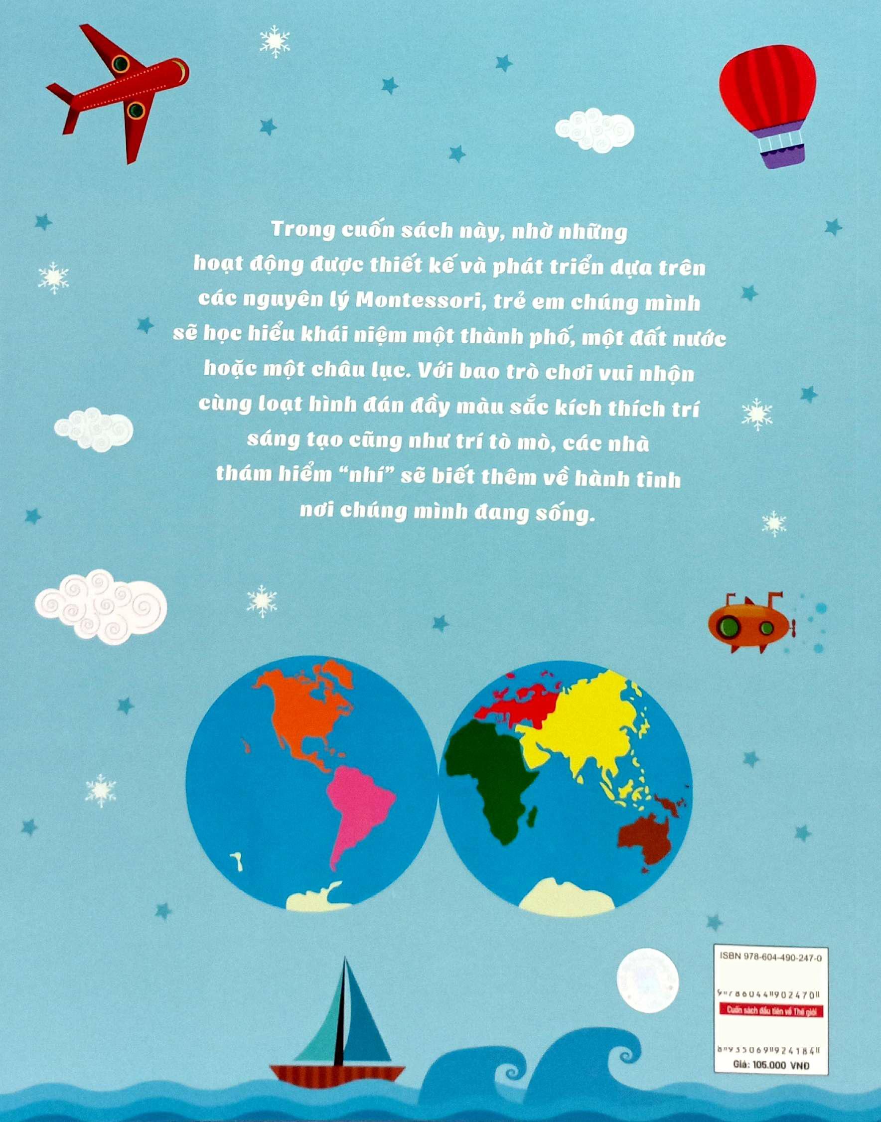 Sách - Montessori - Cuốn Sách Đầu Tiên Về Thế Giới Dành Cho Trẻ
