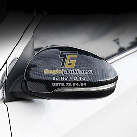 Bộ ốp gương chiếu hậu Hyundai Tucson vân Carbon cap cấp