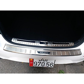 Chống trầy cốp trong ngoài dành cho xe KIA SOLUTO mẫu INOX