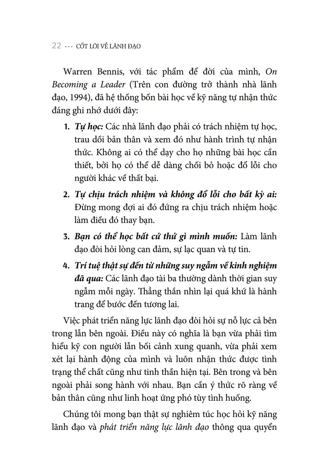 Cốt Lõi Về Lãnh Đạo: Phát Triển Phẩm Chất Lãnh Đạo Từ Lý Thuyết Đến Thực Hành