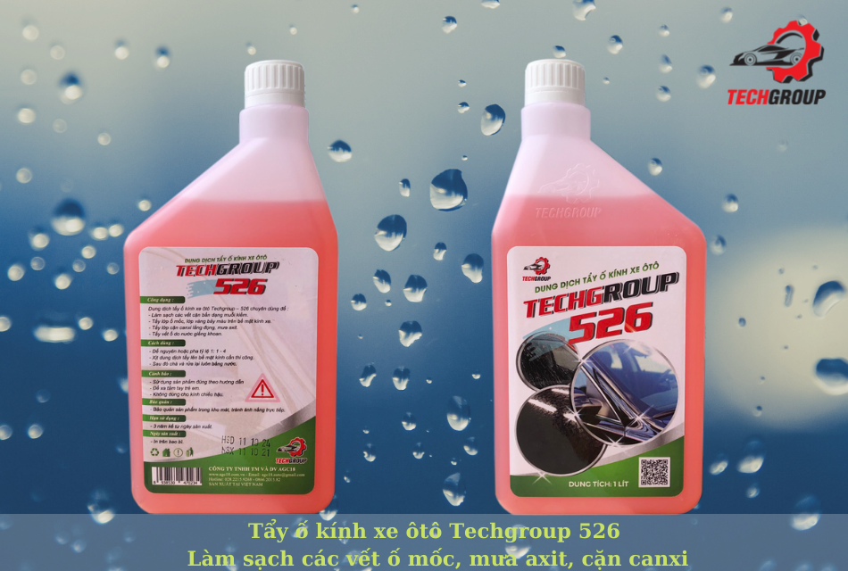 Dung dịch tẩy ố kính xe ôtô Techgroup – 526 1 Lít
