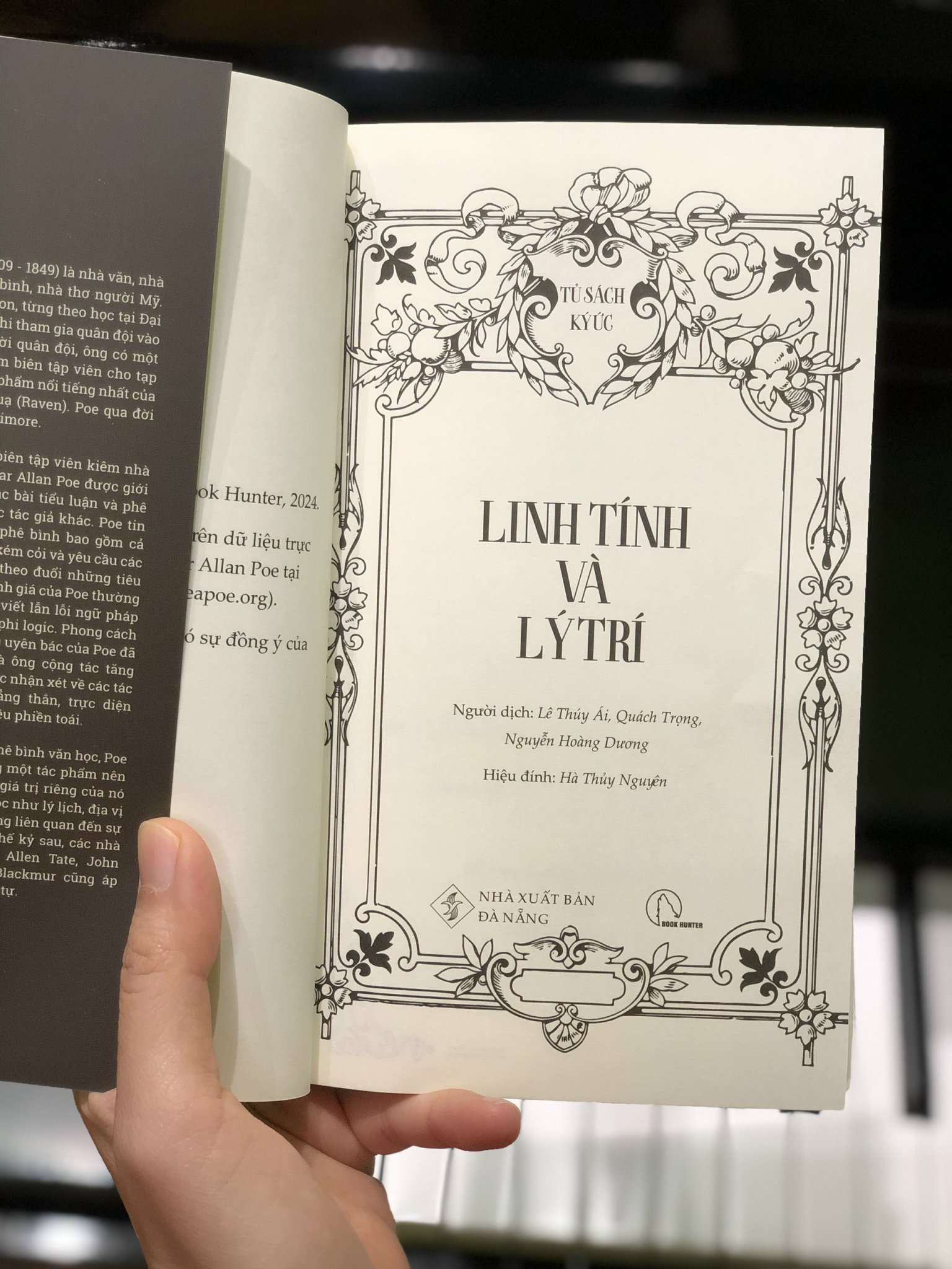 LINH TÍNH VÀ LÝ TRÍ - Các Tiểu Luận Phê Bình - Edgar Allan Poe - (bìa mềm)