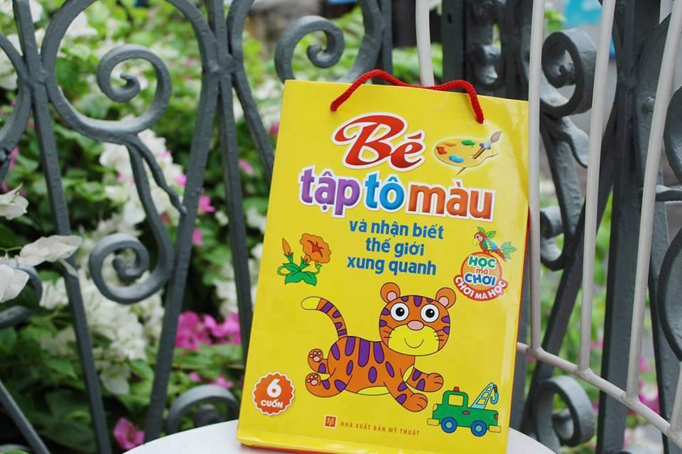 Bộ Túi Bé Tập Tô Màu Và Nhận Biết Thế Giới Xung Quanh (Trọn Bộ 6 Cuốn)