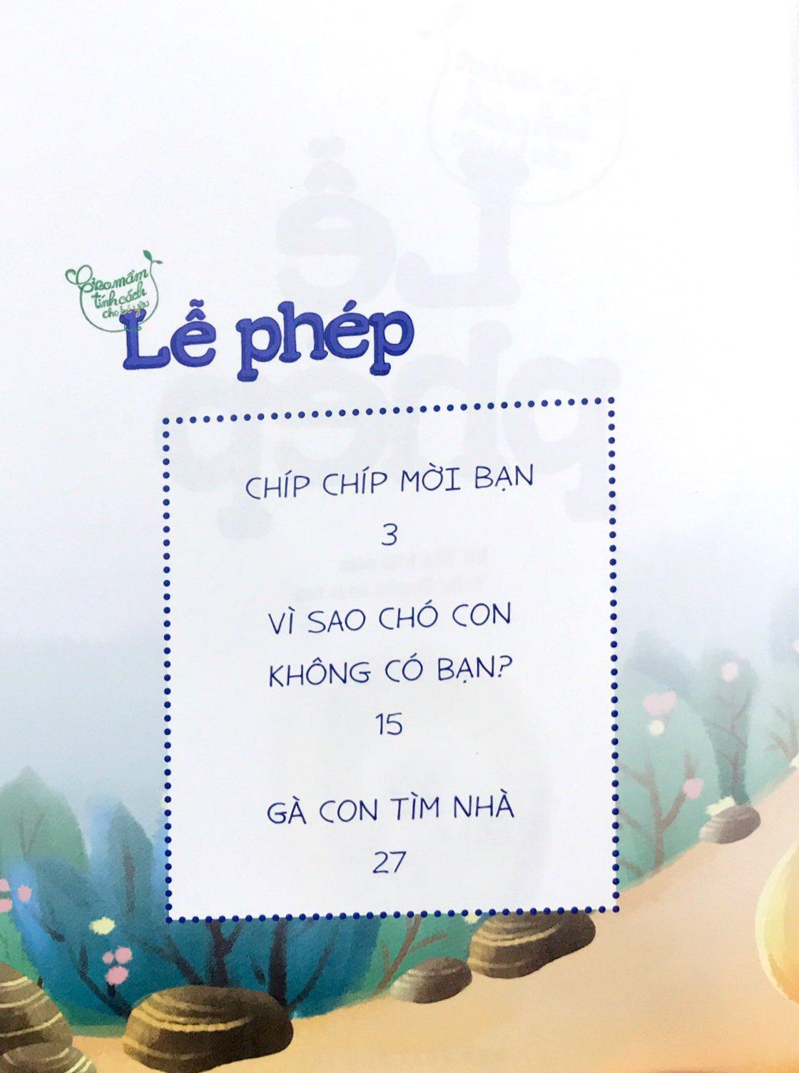Gieo Mầm Tính Cách Cho Bé Yêu - Lễ Phép (Tái Bản 2022)