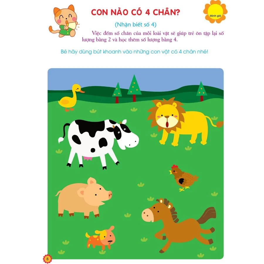 Giúp bé phát triển tiềm năng toán học: 4 tuổi