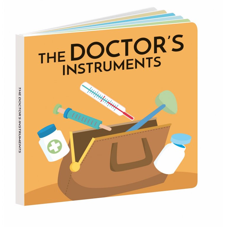 Bộ đồ chơi gỗ làm bác sĩ cho bé - WOODEN TOYS AND BOOK - THE DOCTOR