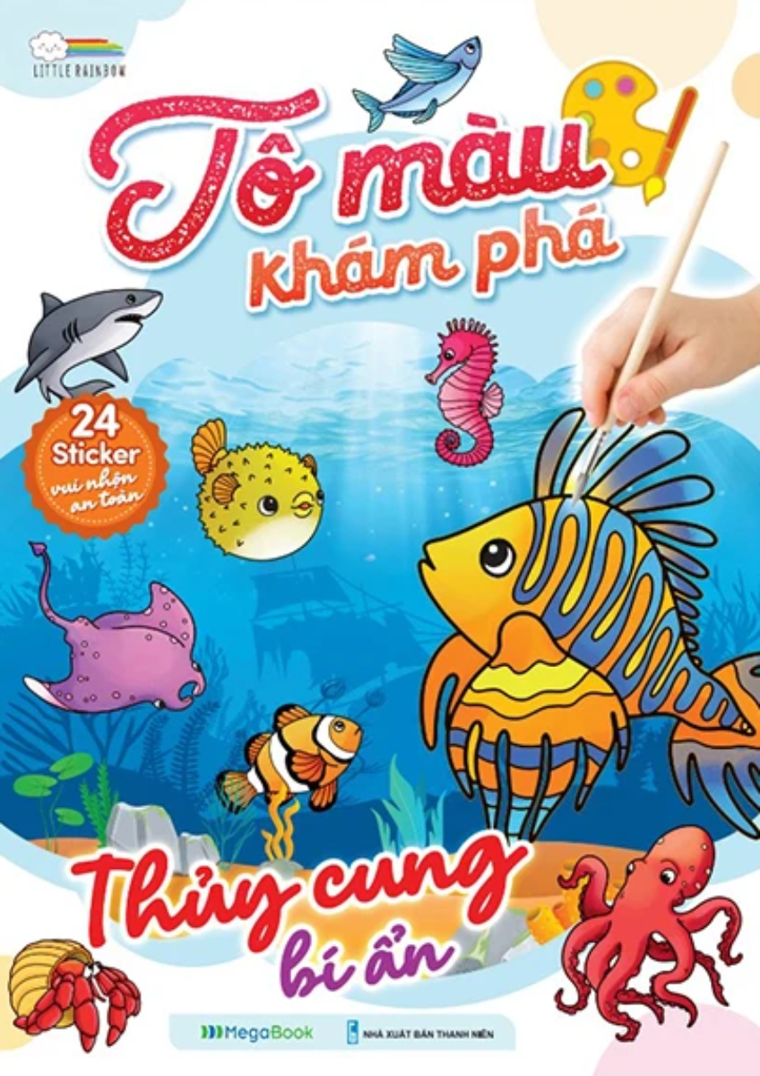 Combo Tô màu Khám Phá (Bộ 5 Cuốn) - MEGA