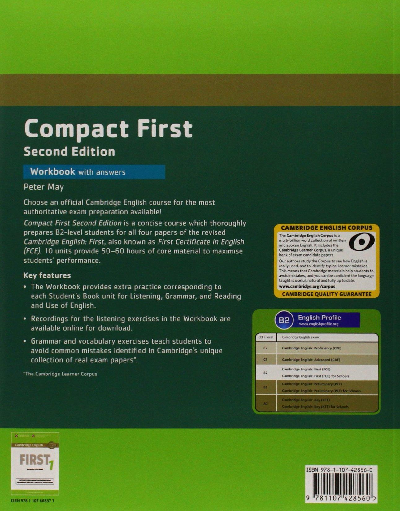 Compact First Workbook with Answers with Audio