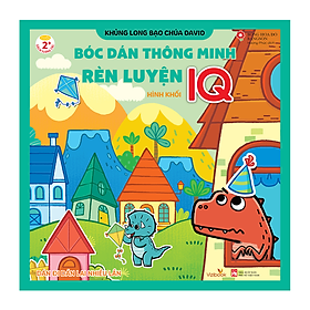 Sách cho bé - Bóc Dán Thông Minh Rèn Luyện IQ - Sách tương tác - Bông Hoa Đỏ BANGSON - Dành cho trẻ 2+