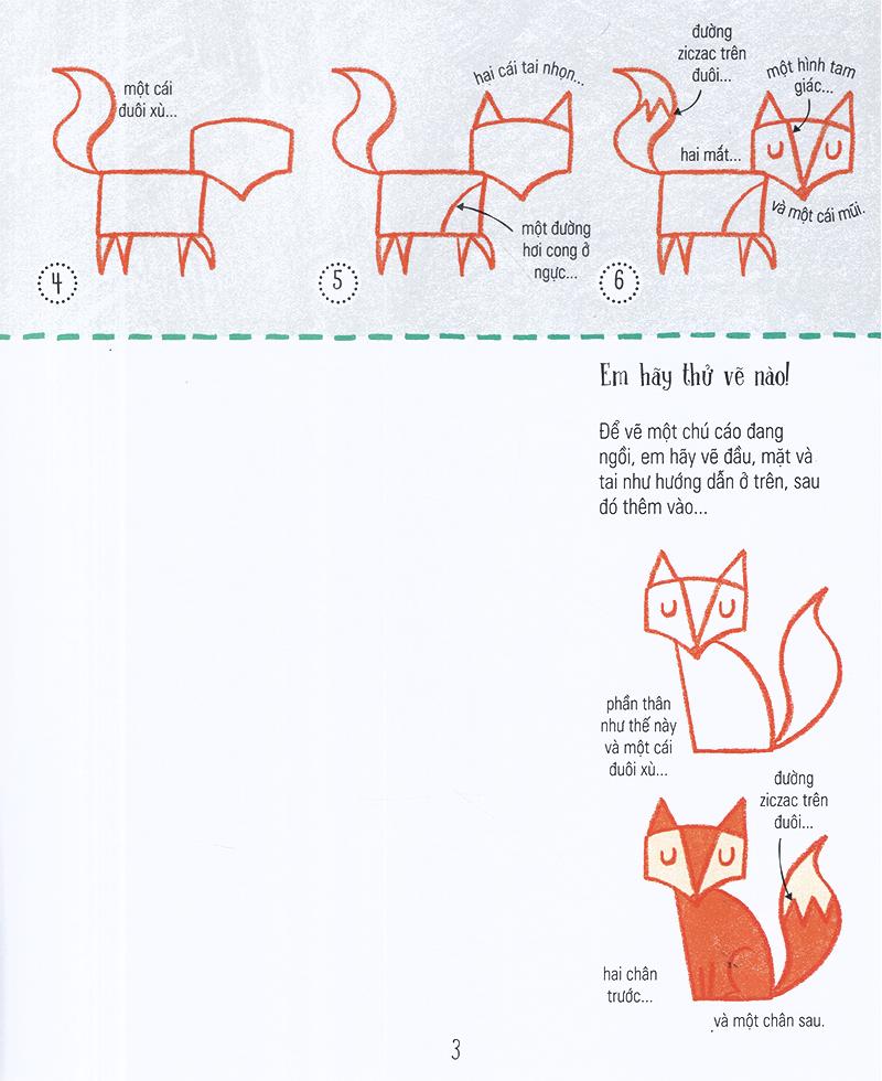 Step By Step Drawing - Vẽ Cơ Bản Từ A-Z - Các Loài Động Vật