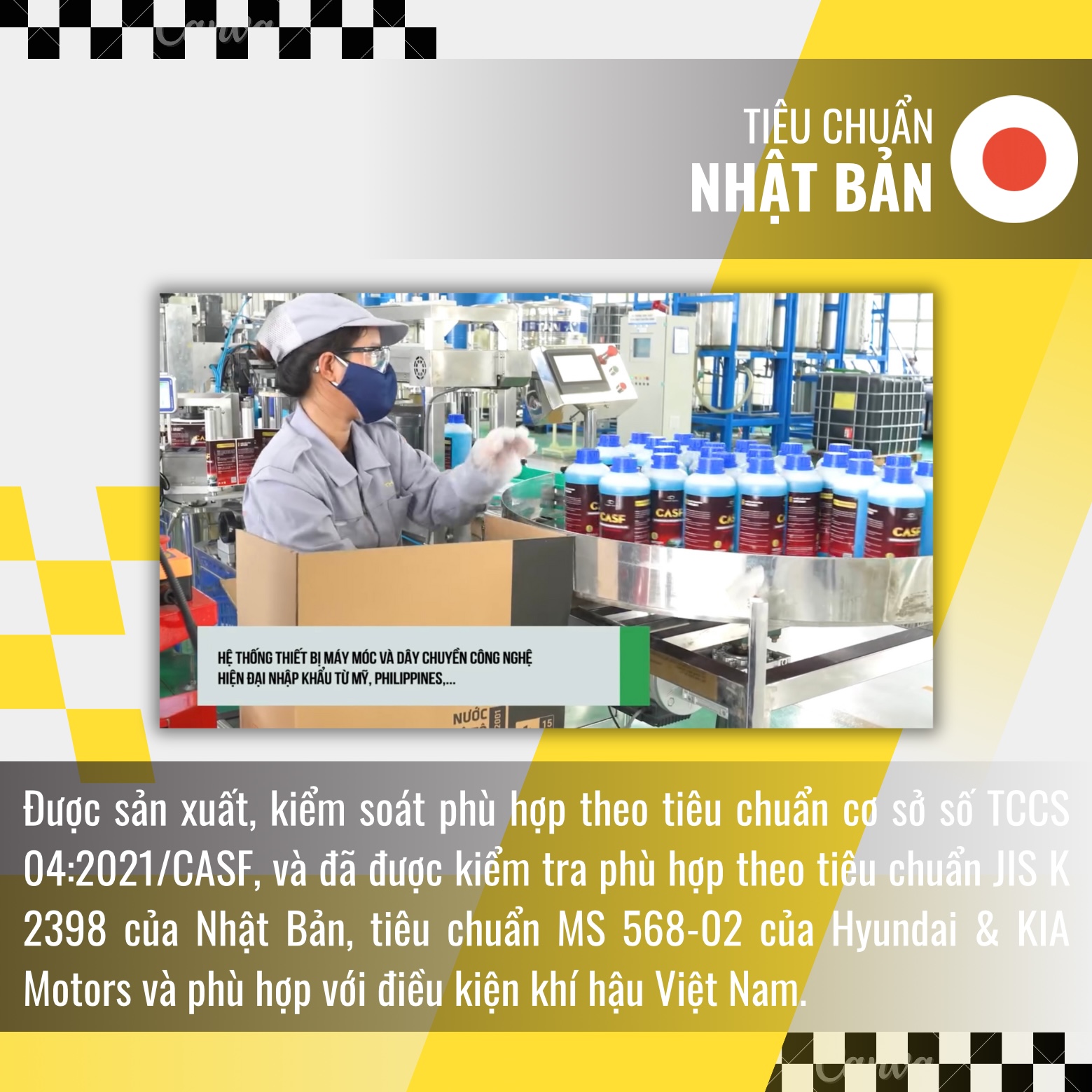 Nước rửa kính xe ô tô THACO CASF dùng cho xe TOYOTA, MAZDA, KIA - Không cần pha - Tiêu chuẩn Nhật Bản