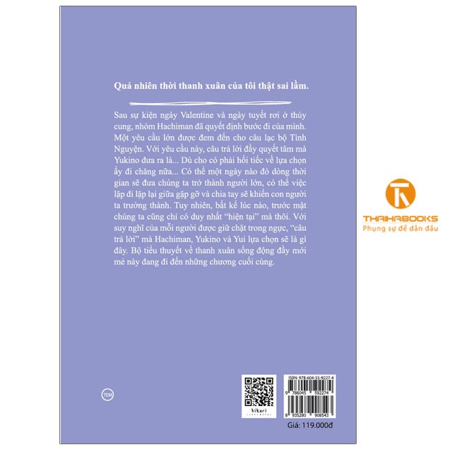 Sách - Chuyện tình thanh xuân bi hài của tôi quả nhiên là sai lầm 12 (Bản thường)